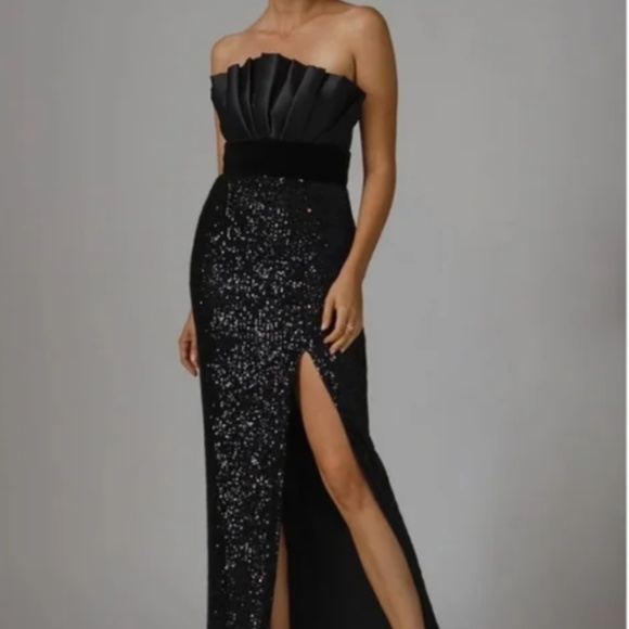 Jay Godfrey Jace Sequin Maxi Dres - Picture 3 of 11